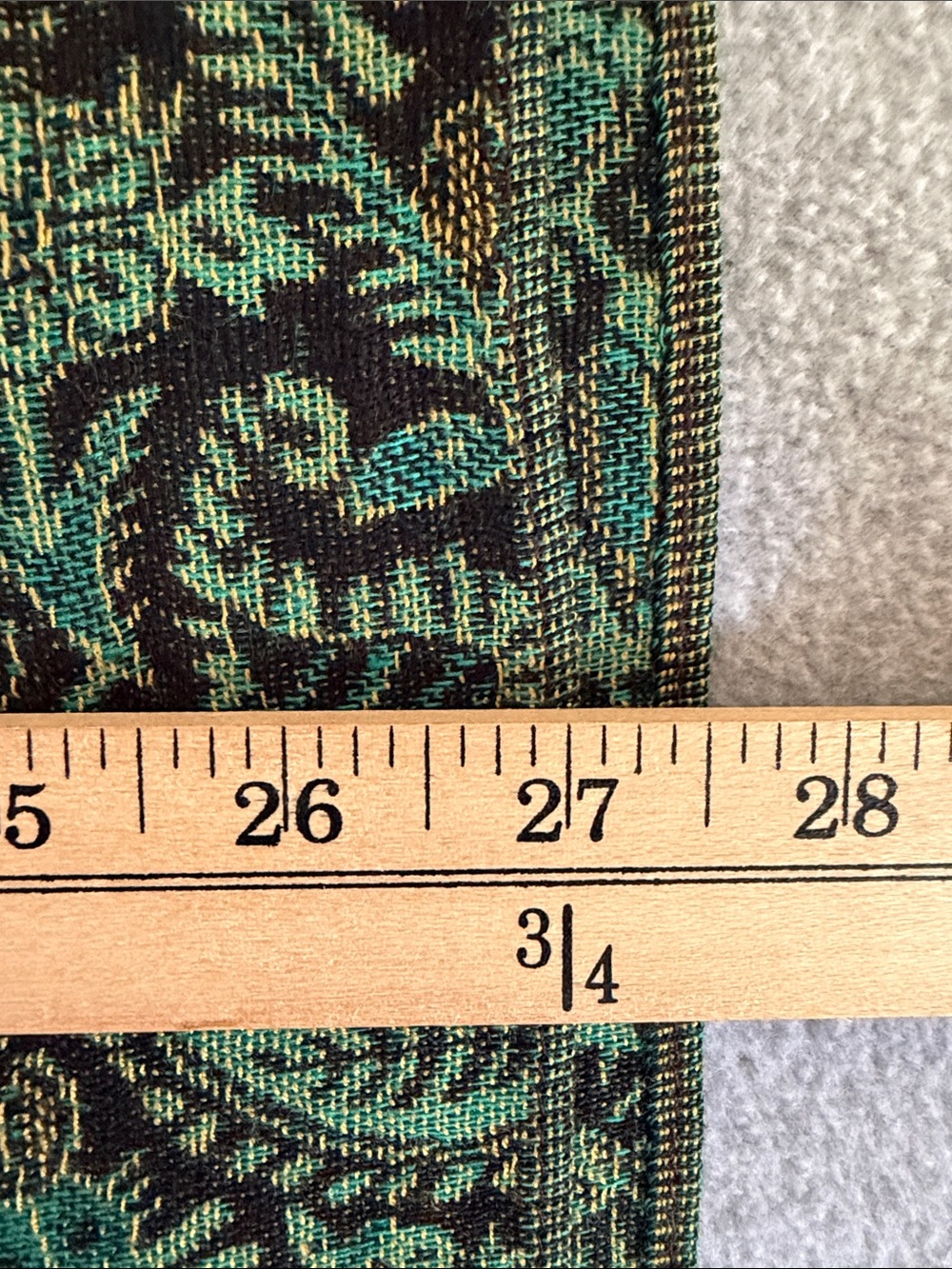 Cashmere Floral Paisley Kashmiri Shawl Pashmina Scarf Quiet Luxury Old Money - Picture 6 of 10